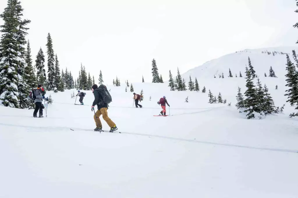 Backcountry skiing and snowboarding
