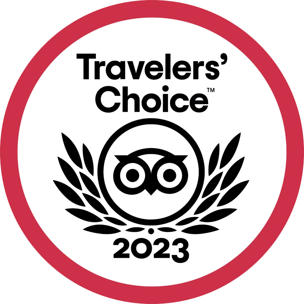 2022 Travellers Choice award badge